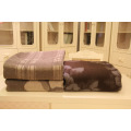 Yak Wool Lattice Blanket/Cashmere Fabric/Camel Wool Textile/Bed Sheet/Bedding